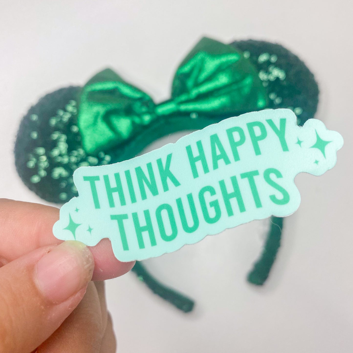 Think Happy Thoughts Sticker