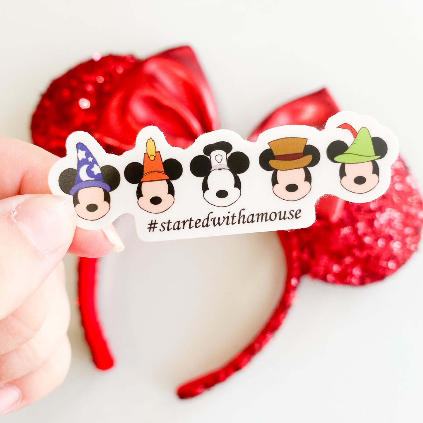 Started With a Mouse Sticker