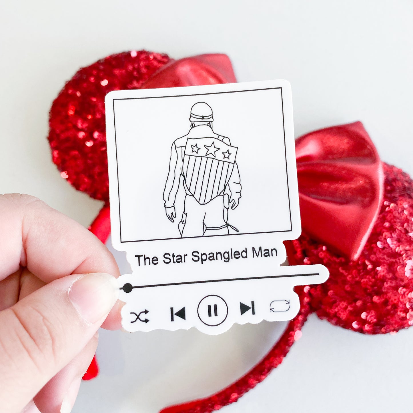 Star Spangled Man Sticker