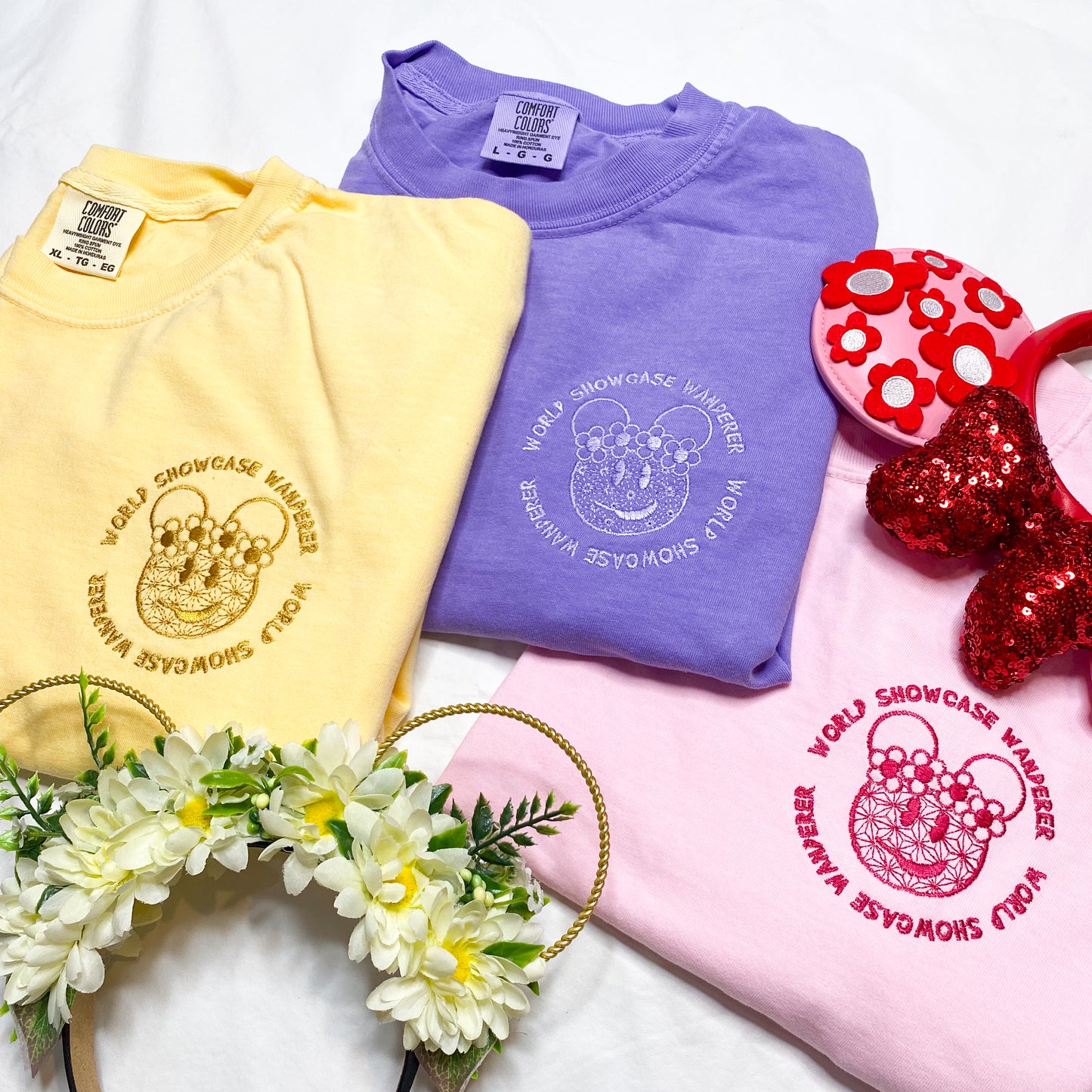 XL- F&G World Showcase (Butter) Tee