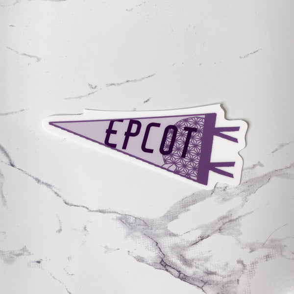 Epcot Pennant Sticker