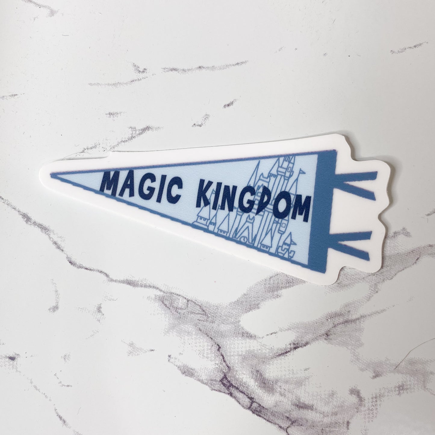 Magic Kingdom Pennant Sticker