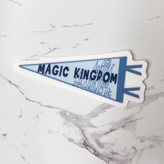 Magic Kingdom Pennant Sticker