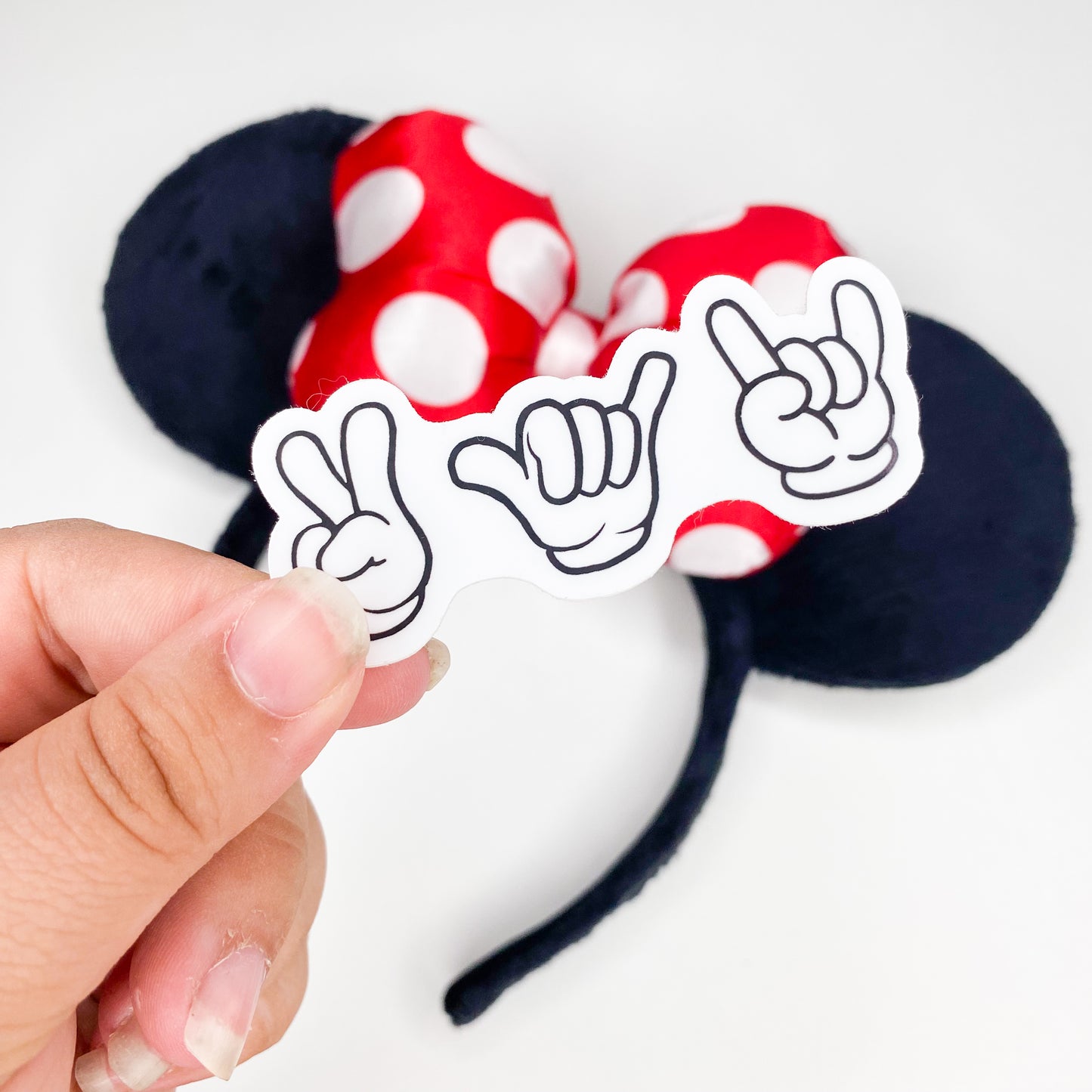 Mouse Hands Sticker
