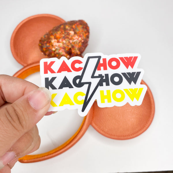 Kachow Sticker