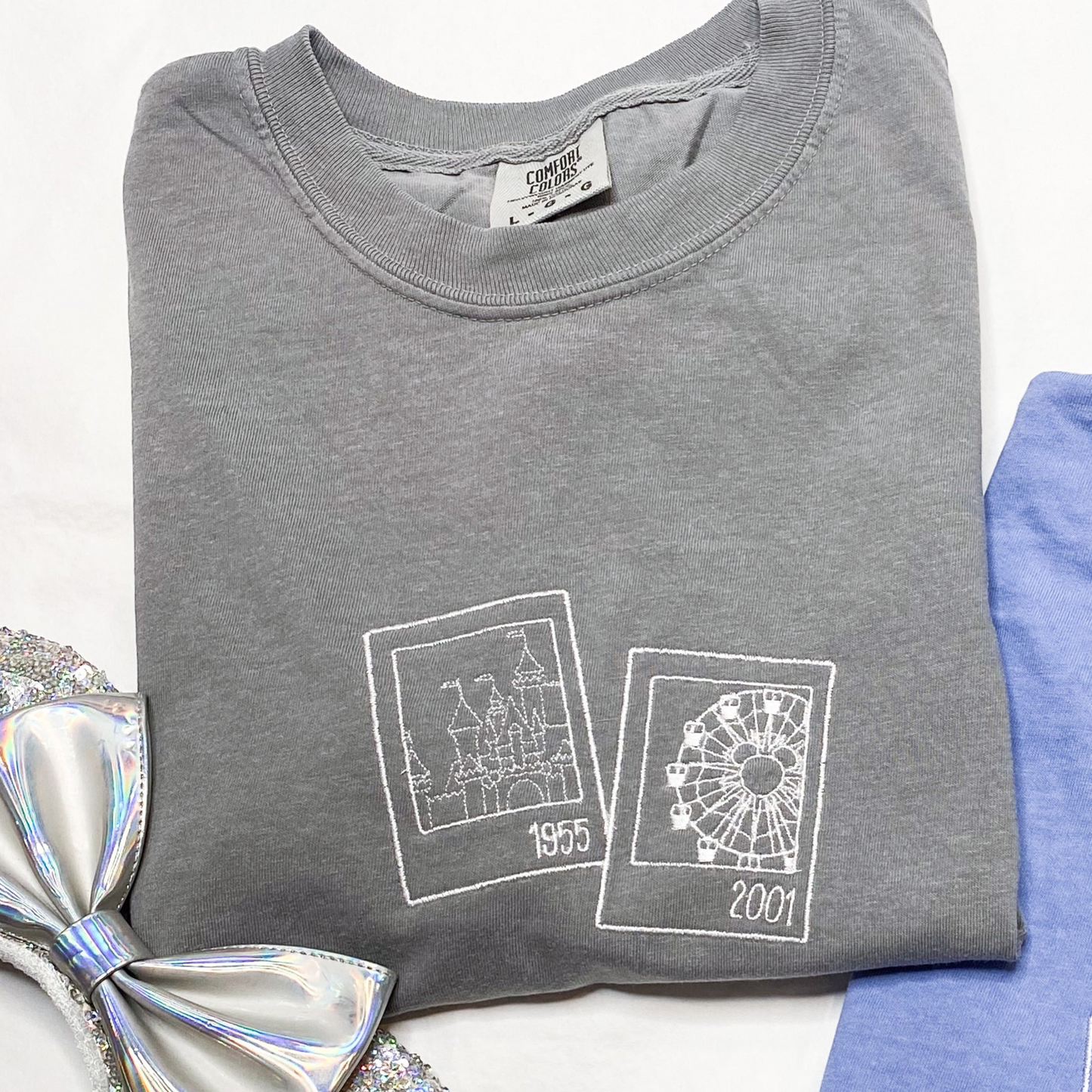 LARGE- DL Park Polaroids (Gray Tee