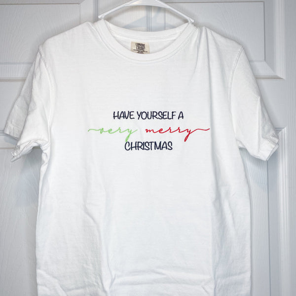 SMALL - Very Merry Christmas - Crewneck Tee